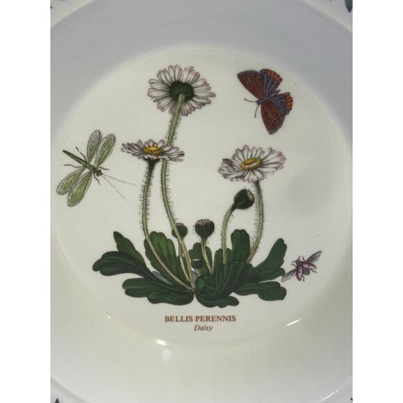 Portmeirion Vintage Botanic Garden England 8.5" Daisy Rim Soup Bowl - Picture 3 of 6